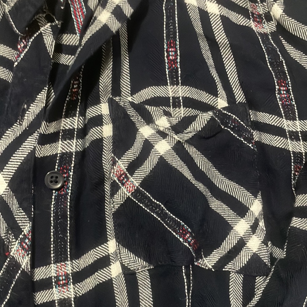 Super soft plaid button down - Picture 2 of 3